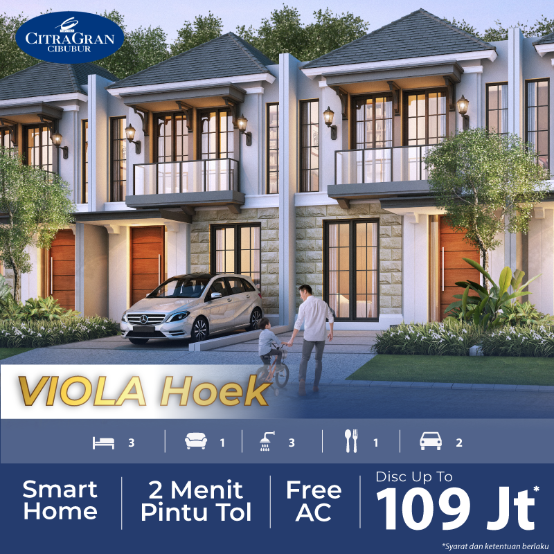 Rumah Minimalis dengan Lokasi strategis di&nbsp;cibubur